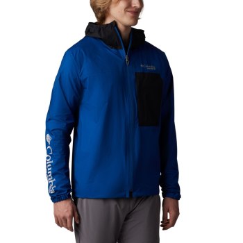 Columbia Jas Heren, Rogue Runner Wind Blauw Zwart, 58ELZARSO